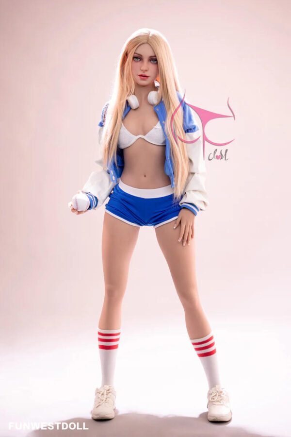 Funwest Doll Alison 159cm #031 Lebensechte Sexpuppe A Cup TPE Anime Liebespuppe – Bild 7