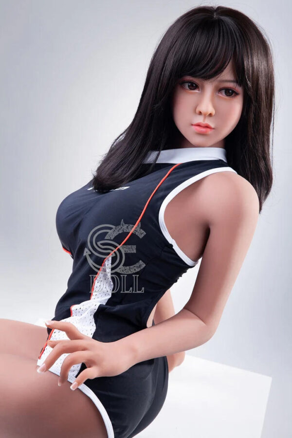 SE DOLL Bella 150cm E Cup TPE Sexpuppe Japanische Schönheit mit kleinem Gesicht und großen Brüsten – Bild 4